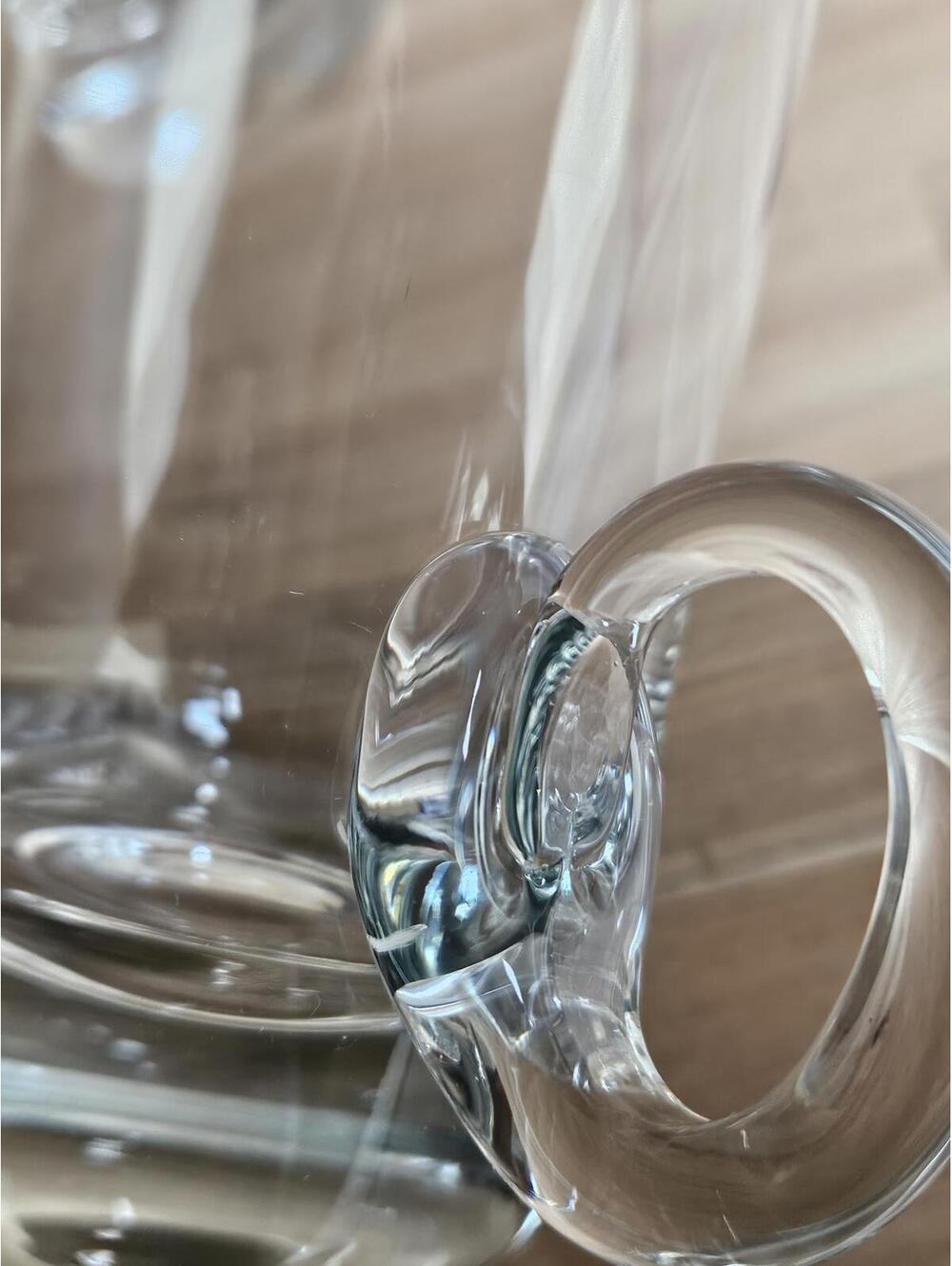 Vintage Set of 2 Princess House Highlights Clear Crystal Irish Coffee Mugs 5.5” - Picture 12 of 15
